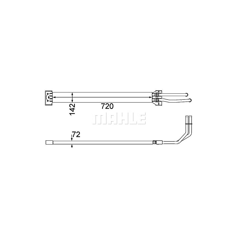 MAHLE Behr Premium Line CLC 109 000P Oil Cooler