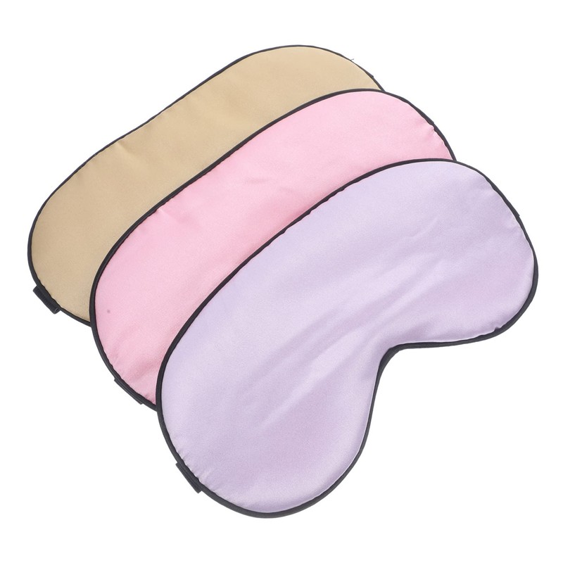 Healeved Sets Lightproof Sleeping Eye Mask Elastic Band Soft Material
