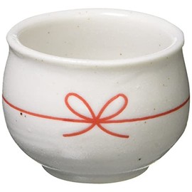 Koyo Pottery 23359 Japanese Tableware, Round Knot Cup, White