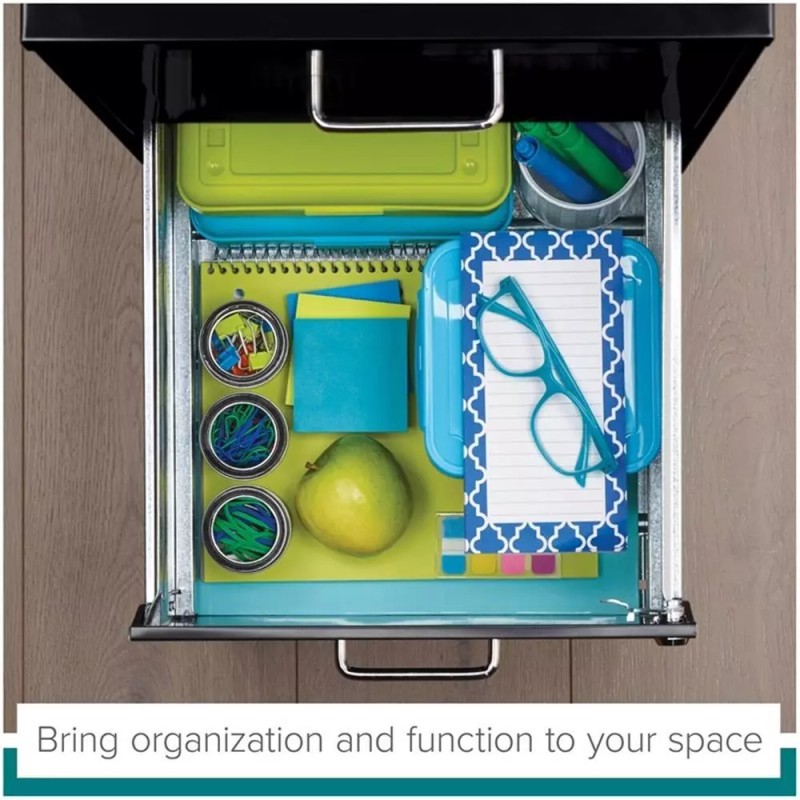 Lorell Space Solutions 18" Metal 2 Drawer Mobile Smart Vertical