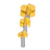 3PCS 1/2in Shank Router Bit 45 Degree Glue Joint Lock