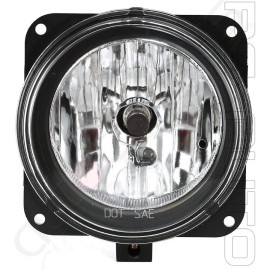PS-AUTO Fits 2000-2004 Ford F-150 F150 Harley Edition Pair Clear Glass 4" Fog Lights