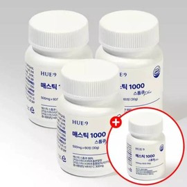 Hunine Mastic Gum 1000 Storm Q Cabbage PLUS 60 tablets 4 / 휴나인 매스틱 검 1000 스톰큐 양배추 PLUS 60정 4개