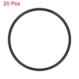 sourcing map Pack of 20 O Ring Seal 58.8 mm x 65 mm x 3.1 mm Metric Nitrile Rubber Sealing Rings Rubber Seals for Cream Dispenser Pool Pump Quick Coupling Transfer Adapter