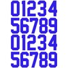 QIUKUI 2set 8 Inch Vinyl Iron on Numbers Heat Transfer