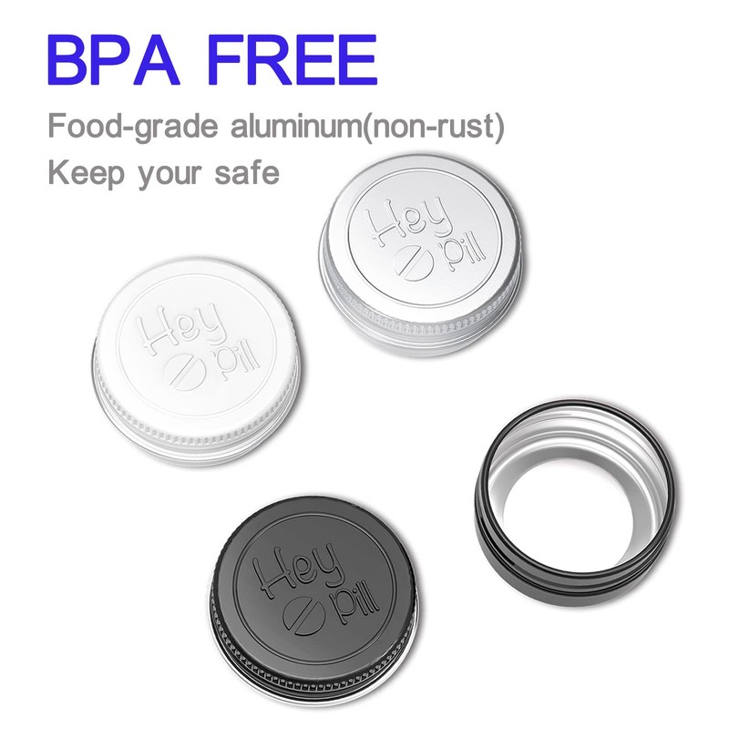 Extra Small Pill Box for Purse (3 Pack), ADHYRO Aluminum