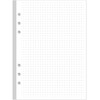 A5 Grid Refill Paper, 6-Hole Graph Paper, 100Sheets / 200Pages