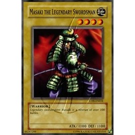 Yu-Gi-Oh! - Masaki the Legendary Swordsman LOB-38 Unlimited Edition - 2002 Legend of Blue Eyes White Dragon