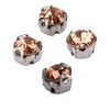 1440pcs Bulk Flatback Steel Back Rhinestones Cute Craft Rhinestones for