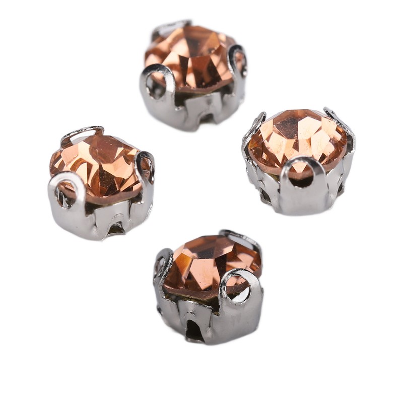 1440pcs Bulk Flatback Steel Back Rhinestones Cute Craft Rhinestones for