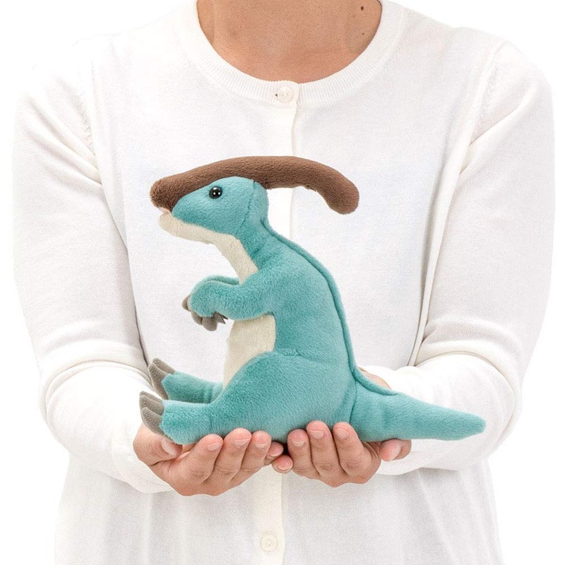 Karolota Parasaurolophus Plush Toy (Sitting Series), Gentle Touch, Realistic (Dinosaur