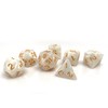 Marble Swirl Polyhedral Dice Set - 7 Piece Dice Set
