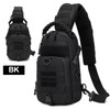 Men's Tactical MOLLE Chest Bag – Adjustable Water-Resistant Nylon Sling