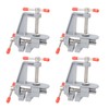 4PCS Portable Mini Table Clamp Aluminum Alloy Mini Bench Vice