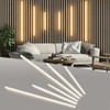LED Wall Panel Lights,Wood Slat Wall Panel LED Strip Light,3000K