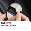 Dogary 4 PCS Car Door Lock Latche Covers, Carbon Fiber