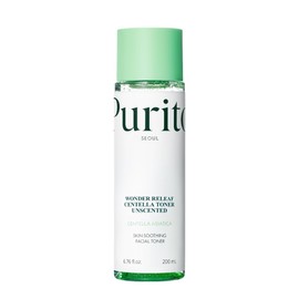 PURITO Centella - Tónico sin perfume, 6.8 fl oz, 6.76 onzas líquidas, centella coreana, para pieles sensibles, calmante, tónico facial para cara, K...
