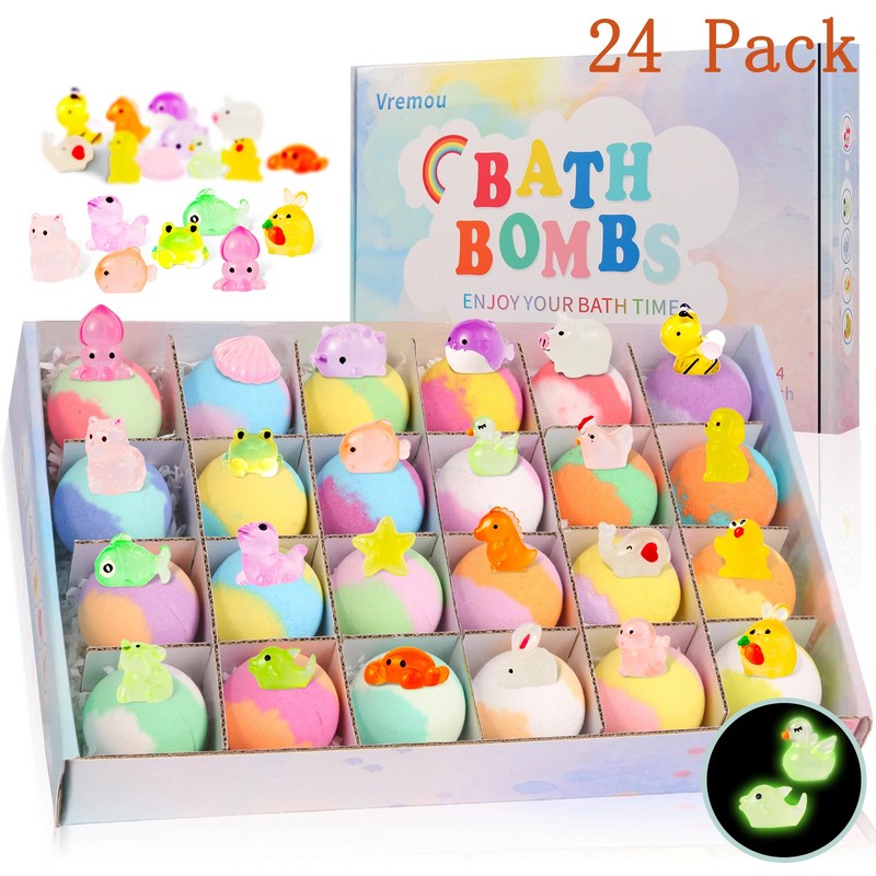 Kids Bath Bomb Set with Surprise Toys – Fizzy Bubble