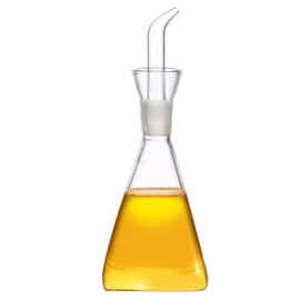 ELETON Square Oil and Vinegar Dispenser,Glass Bottles for Kitchen,16oz