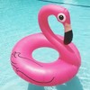 Riesiger Flamingo-Schwimmring, aufblasbar, für Pool, Schwimmmatratze, XXL, 115 cm, Rosa