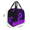 Purple Dragon Lunch Box Cool Lighting Insulated Lunch Bag Mini