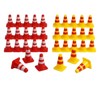 30pcs Mini Traffic Cones – Small Traffic Cones Plastic Mini