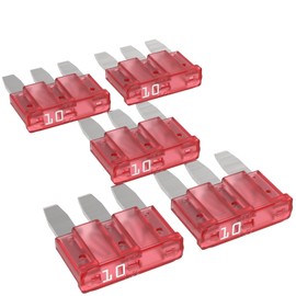AUPROTEC Micro 3 Car Fuses Blade Fuses MikrOTO III 5A - 15A Selection: 10A Amp Red Pack of 5