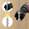 Nut Zipper Drill Attachment for Fast Nut and Bolt Removal,
