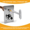 2Pcs P1300-PART-13-KEY Fire Hydrant Water Key, Water Spigot Key for