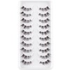 3D False Eyelashes, Natural Eyelashes, Pure Handmade Natural Look, Fluffy