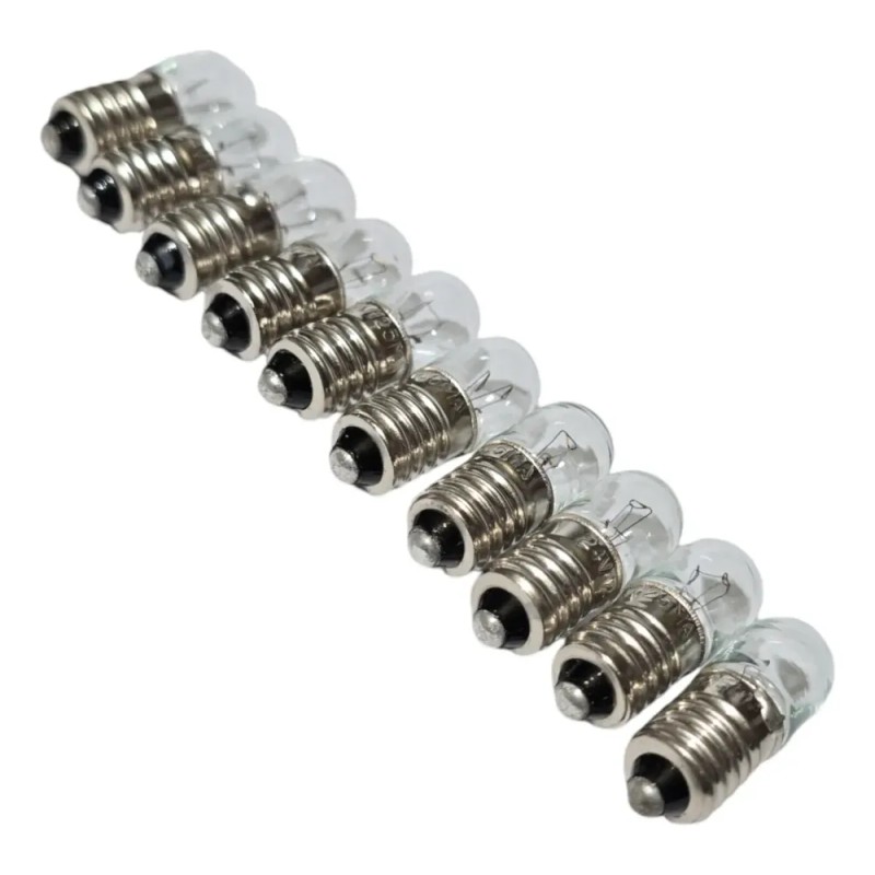 Foco E3041 24v 3w Rosca E10 10x28 10pz Facturamos