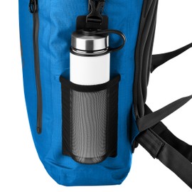 Skog Å Kust BackSåk Pro Waterproof Floating Backpacks with Exterior Airtight Zippered Pocket (Blue, 25 Liter)