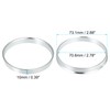 X AUTOHAUX Universal Car Hub Centric Rings 73.1 mm to