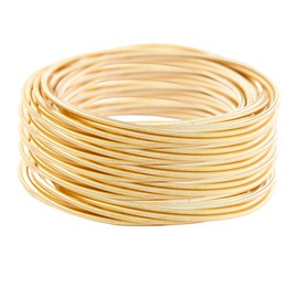 Bracelet Stack - Guitar String Bracelets (Set of 50) (Gold)