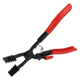 Hose Clamp Plier Metal Textured Jaws Short Handle Extended Elbow Car Repair Hand Plier