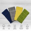 Mellow Buff 100% Cotton Terry Dish Towels, 4 Pack Solid,