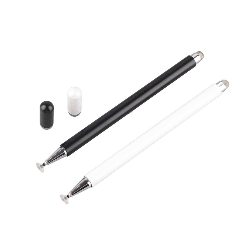 2pcs Stylus Black White Magnetic Suction Handwriting Stylus Universal Capacitive