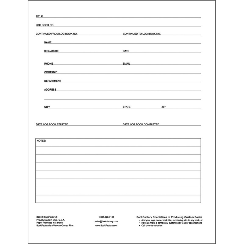 BookFactory Electrician Apprentice Log Book Journal Logbook, Black Hardbound (XLog-120-7CS-A-L-Black(Electrician