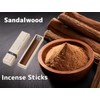 【百楽香　Hyakurakukou Incense Sticks】 Sandalwood （5.31in Contains 40 Sticks and an