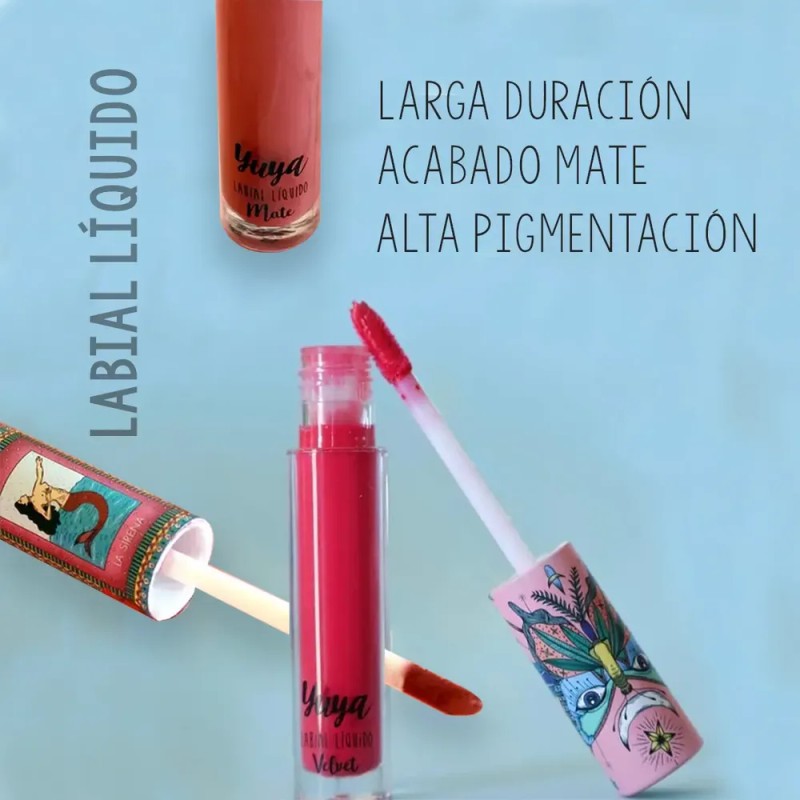Yuya Set de 4 Piezas Labios Cejas Pestañas Cruelty Free