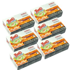 Fantis – Sardines in Tomato Sauce – Wild-Caught Spanish Style Sardines, Gourmet Canned Seafood, Keto-Friendly, High Protein, Ready to Eat Snack, 4.375 oz, Pack of 6