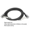 Guitar Patch Cable Metal Right Angle Guitars Effect Pedal Connecting