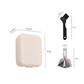 Nasenhaarschneider,2PCS Manueller Nasentrimmer,Gesichtshaartrimmer Edelstahl,HaartrimmerHerren,Nase,Ohren,Koteletten,Gesichtshaartrimmer,Abwaschbar,für Männer und Frauen
