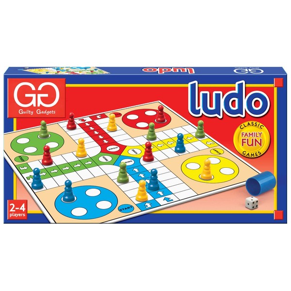 Folding Ludo Set Traditional Board Games for Adults Kids Beginners