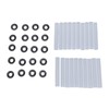 Garage Door Hinge Quiet Roller Sleeves 20Sets, 11mm ID 80mm