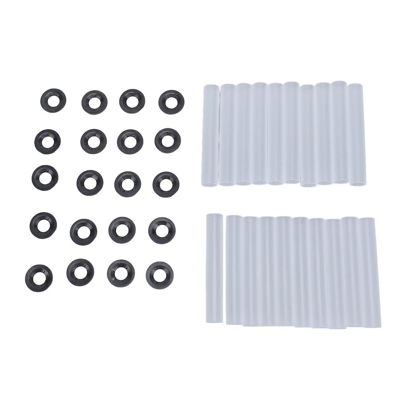 Garage Door Hinge Quiet Roller Sleeves 20Sets, 11mm ID 80mm
