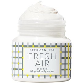 Beekman 1802 Crema corporal batida de leche de cabra pura, 8.0 onzas líquidas, Fresh Air, 8 oz