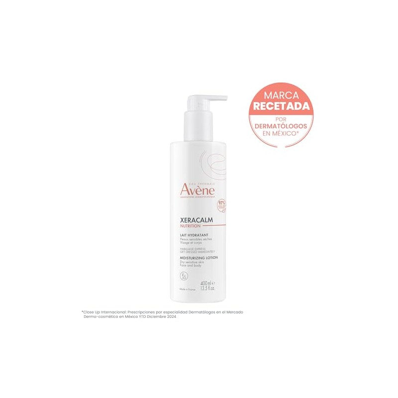 AVENE, Xeracalm Nutrition leche hidratante para rostro y cuerpo, piel