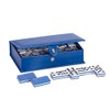 Domino Profesional Rombos Plata Azul