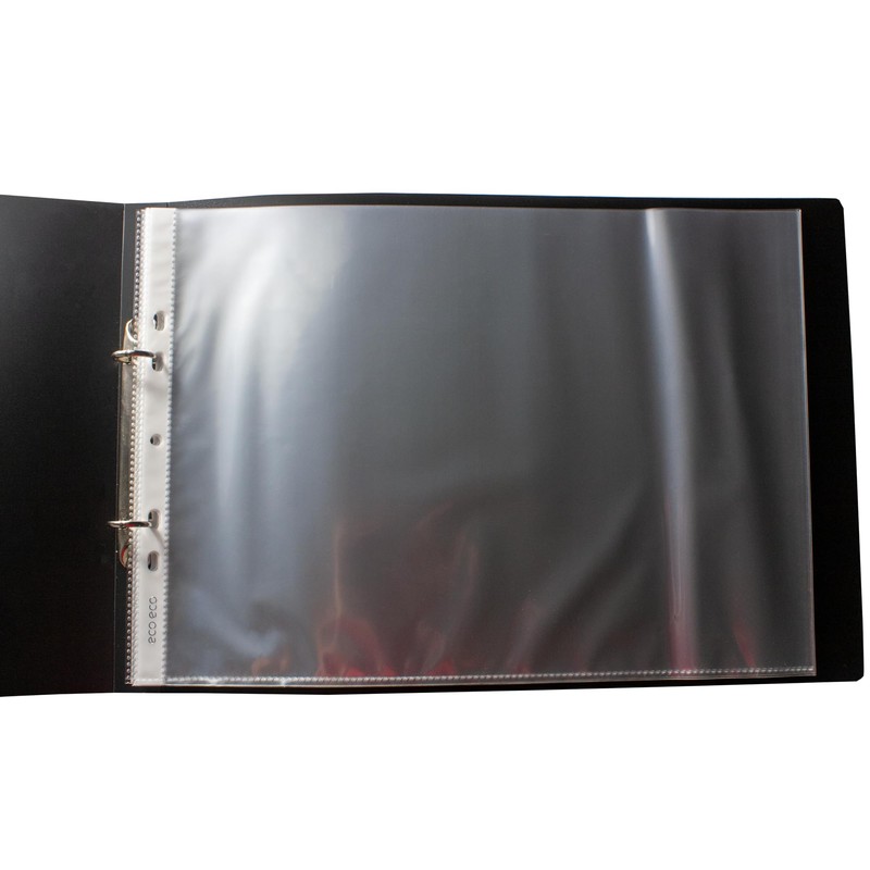 eco-eco A4 95% Recycled Presentation 22mm Spine 2 Ring Landscape